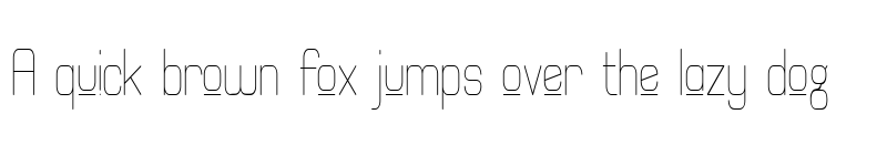 Preview of Elgethy Est Upper Condensed Regular font