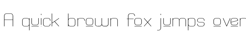 Preview of Elgethy Est Upper Regular font