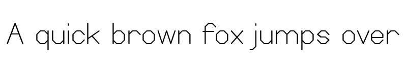 Preview of Elgethy Square Regular font