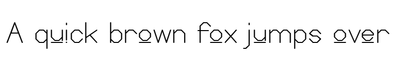 Preview of Elgethy Square Upper Regular font