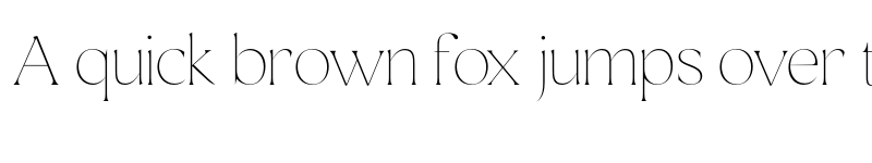 Preview of Elgoc Thin font