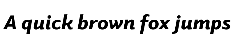 Preview of Elido Black Italic font