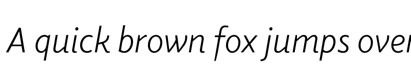 Preview of Elido Book Italic font