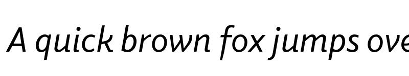 Preview of Elido Italic font