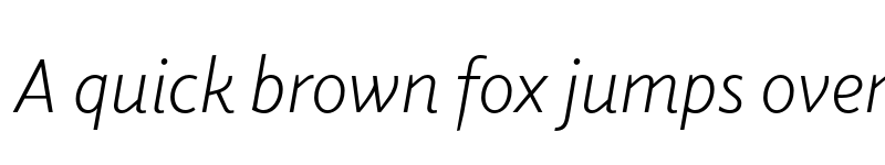 Preview of Elido Light Italic font