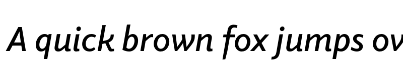 Preview of Elido Semibold Italic font