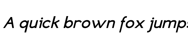 Preview of Eligible Sans BoldItalic font