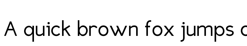 Preview of Eligible Sans Regular font