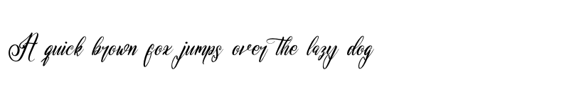 Preview of Elishanty Samantha Regular font