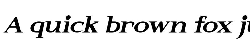 Preview of Elkoga Italic font