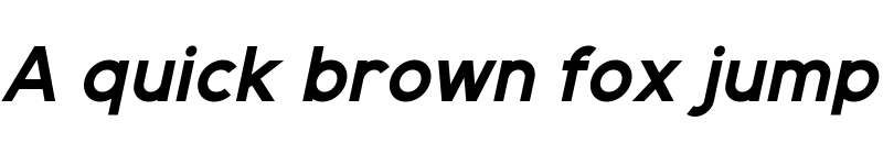 Preview of Elliot Sans BoldItalic font