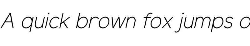 Preview of Elliot Sans LightItalic font