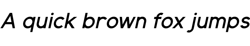 Preview of Elliot Sans MediumItalic font