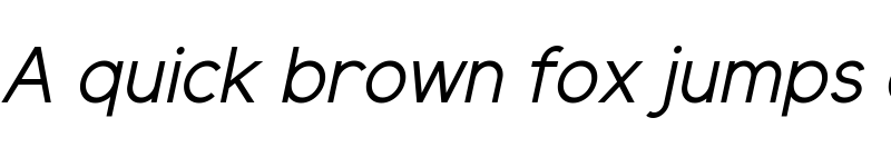 Preview of Elliot Sans RegularItalic font