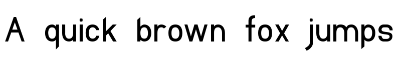 Preview of Elliptica Regular font