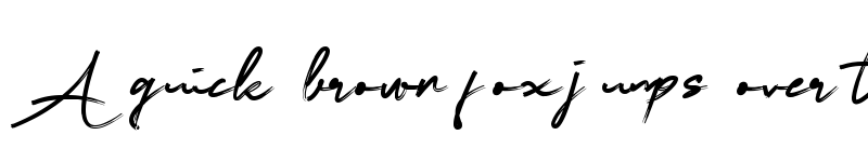 Preview of Elometha Regular font