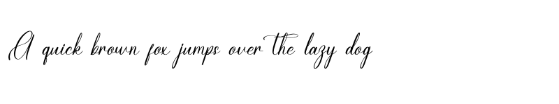 Preview of Elsantie Perilyna Regular font