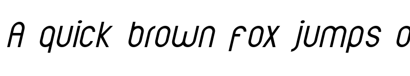 Preview of ElValle Italic font