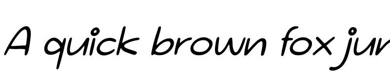 Preview of ELYIAN GLOO Italic Regular font