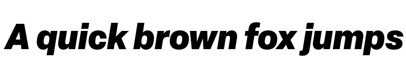 Preview of Elza Black Oblique font