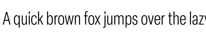 Preview of Elza Condensed Light font