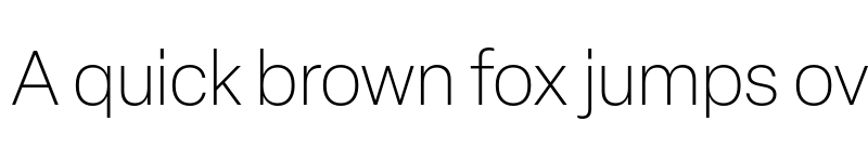 Preview of Elza Extralight font