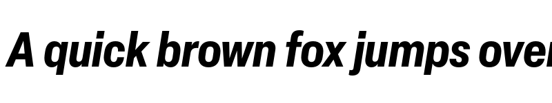 Preview of Elza Narrow Bold Oblique font