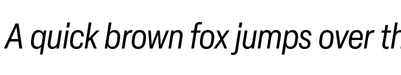 Preview of Elza Narrow Oblique font