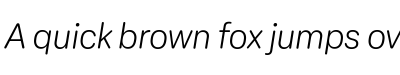 Preview of Elza Round Variable Light Italic font