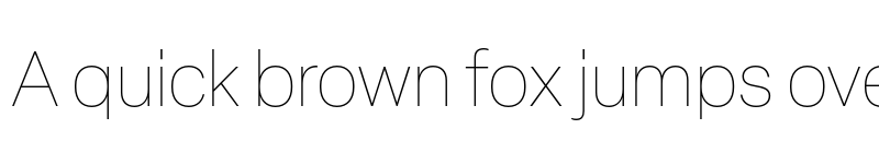 Preview of Elza Thin font