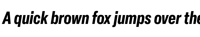 Preview of Elza Trial Condensed Bold Oblique font