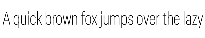 Preview of Elza Trial Condensed Extralight font