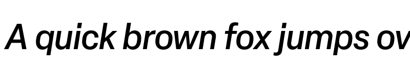 Preview of Elza Trial Medium Oblique font