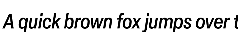 Preview of Elza Trial Narrow Medium Oblique font