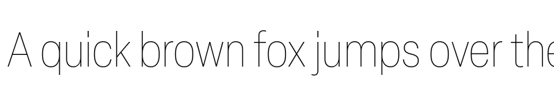 Preview of Elza Trial Narrow Thin font