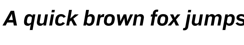 Preview of Embarcadero MVB Pro Bold Italic font