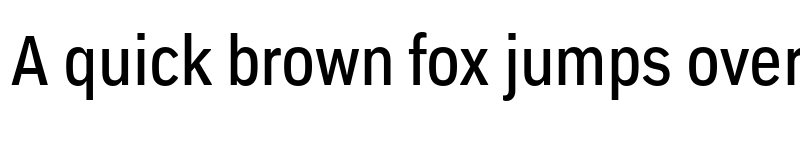 Preview of Embarcadero MVB Pro Medium Condensed font