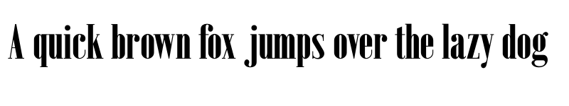 Preview of Emberly Black Condensed font