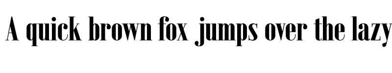 Preview of Emberly Black Narrow font