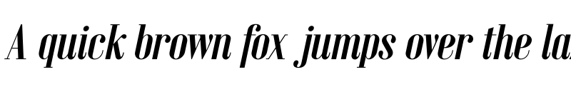 Preview of Emberly Bold Italic font