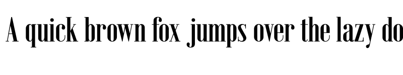 Preview of Emberly Bold Narrow font