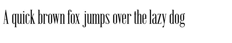 Preview of Emberly Condensed font