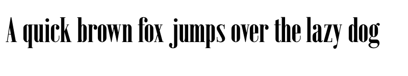 Preview of Emberly Extra Bold Condensed font