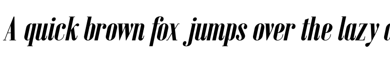 Preview of Emberly Extra Bold Narrow Italic font