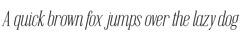 Preview of Emberly Extra Light Italic font