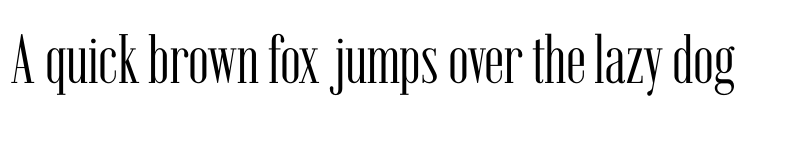 Preview of Emberly Narrow font