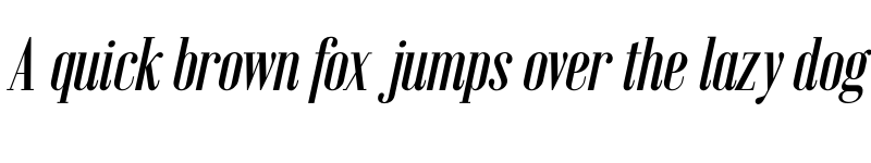 Preview of Emberly Semi Bold Narrow Italic font