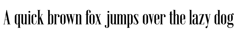 Preview of Emberly Semi Bold Narrow font