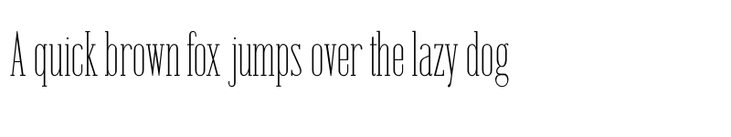 Preview of Emberly Thin Condensed font