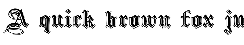 Preview of EmbossedBlackWide Normal font